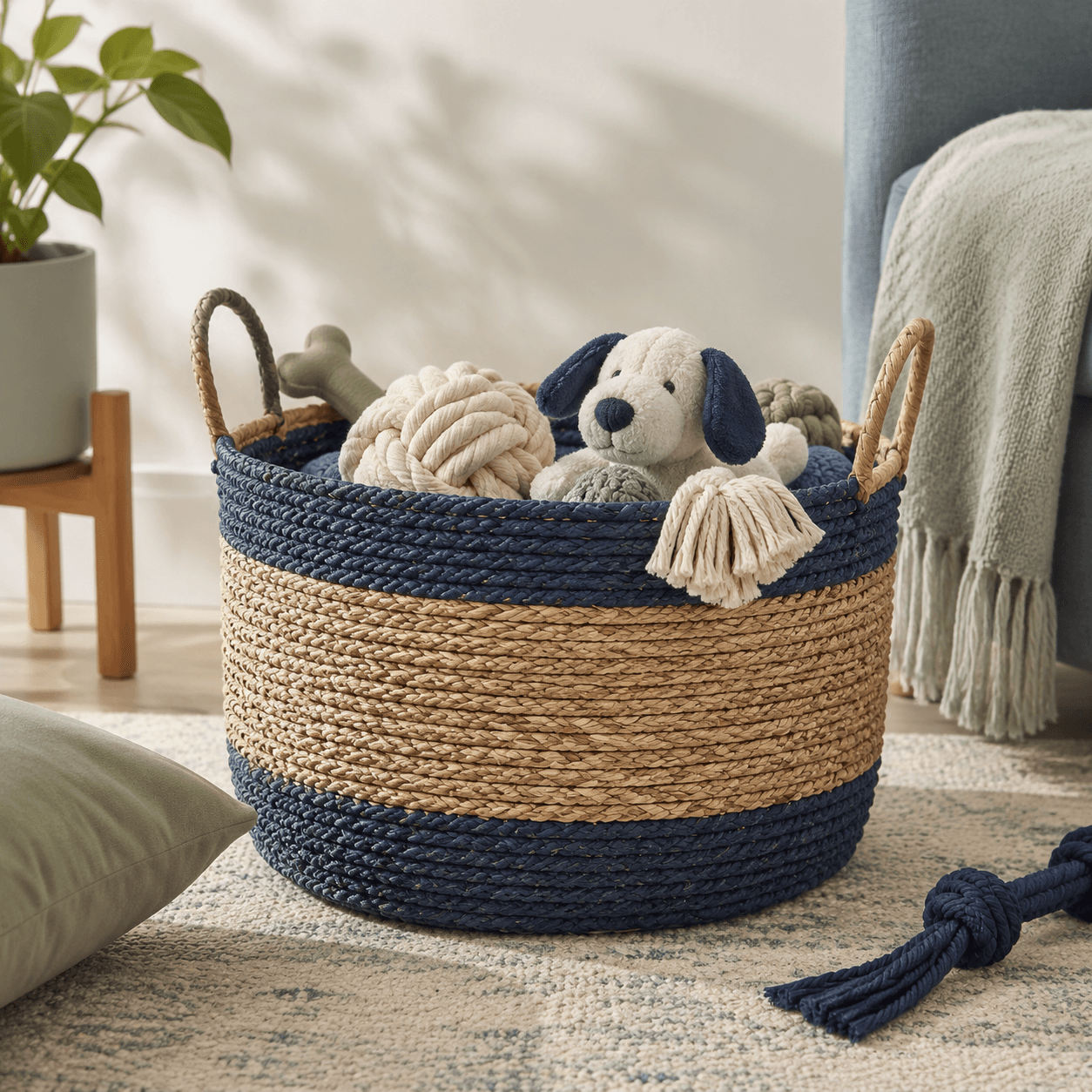 Woven Toy Basket